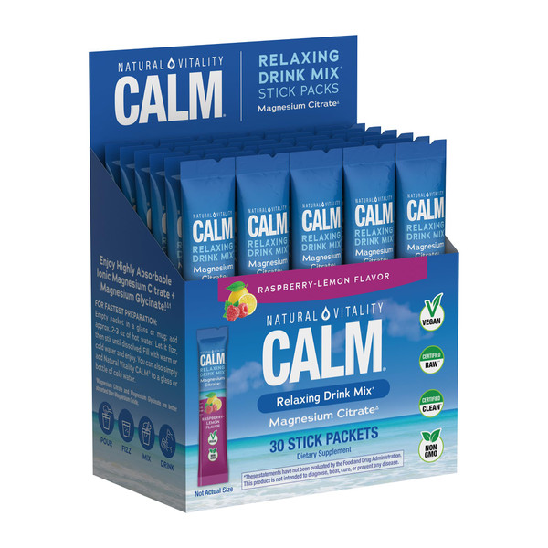 Natural Vitality Calm Magnesium Stick Packets
