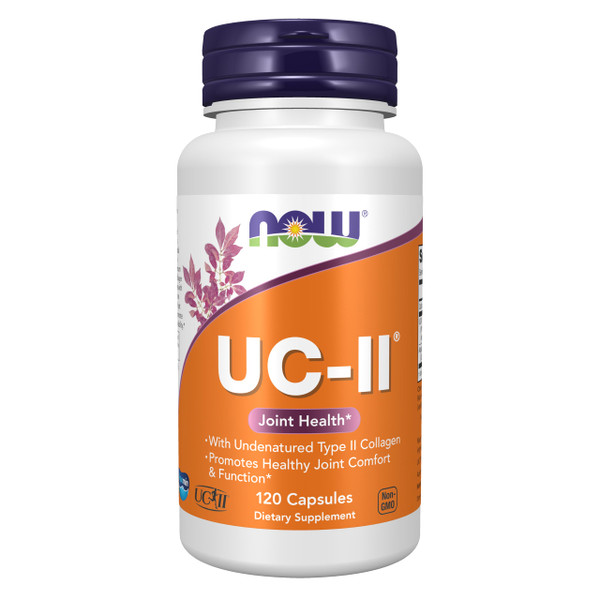NOW Supplements, UC-II Type II Collagen, Undenatured Type II, 120 Veg Caps
