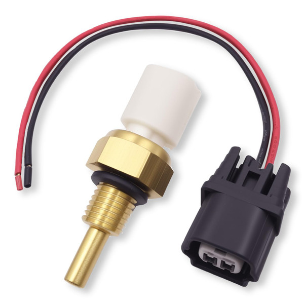 VEHICODE Engine Coolant Temperature Sensor Fit for Honda Acura, w/Connector