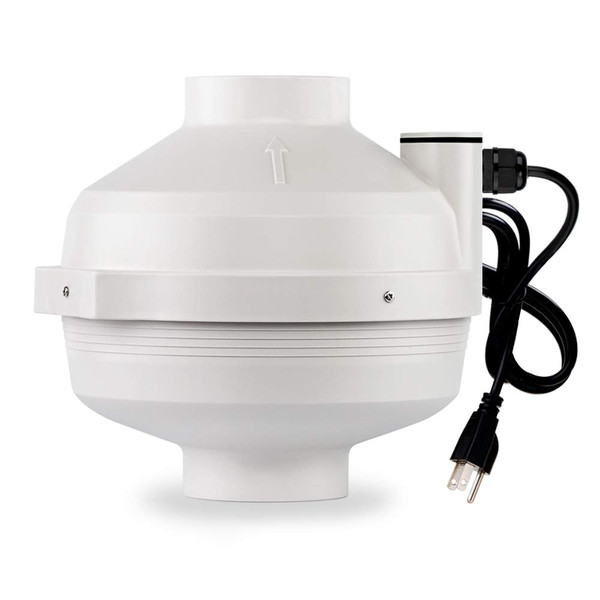 xyfair PF-100 | Radon Mitigation Fan 4" 190CFM | Waterproof Duct Fan (Indoor/Outdoor)