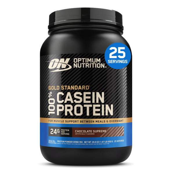 Optimum Nutrition Gold Standard Casein Protein Powder Chocolate Supreme 2LB