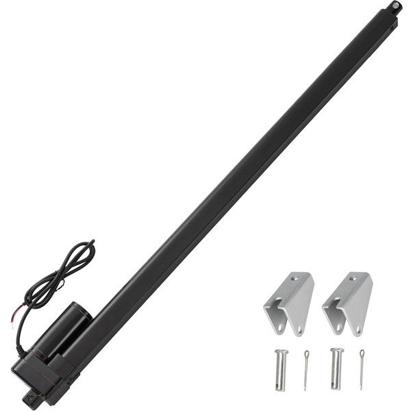 JQDML 36 Inch Stroke Linear Actuator 12V 440 lbs Heavy Duty IP65 Waterproof