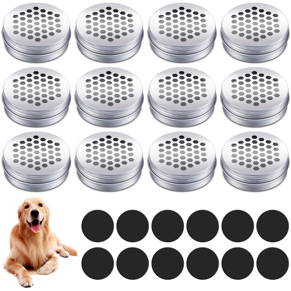 Oudain 12 Pack Dog Scent Work Tins, Hexagon