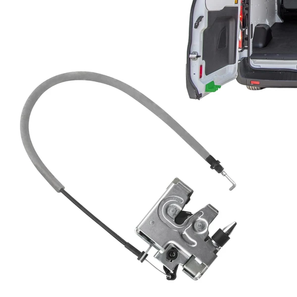 Rear Door Lower Latch Lock with Release Control Cable Assembly Left Driver Side for Ford Transit 150 250 350 350HD 2015-2025, for Ford E-Transit 2022-2024