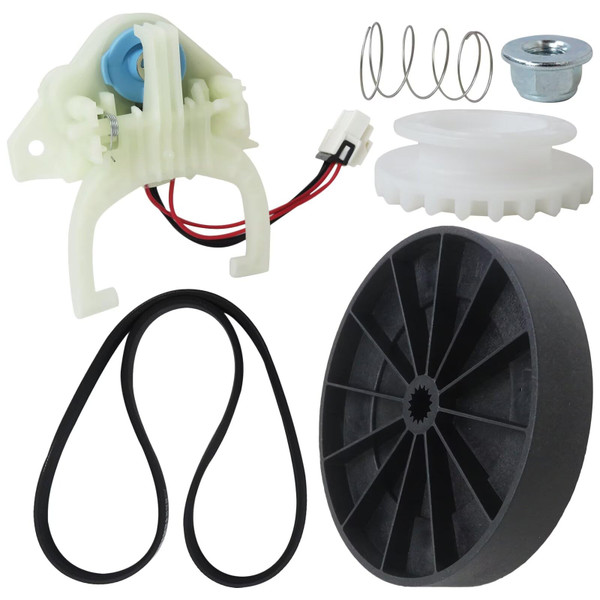 Jaclech GTW335ASN1WW GTW335ASN2WW GTW220ACK7WW for GE Washer Parts Kit 5-Piece Set | Shift Actuator Drive Belt Clutch Spring Pulley Replacement | for GE Washing Machine Repair