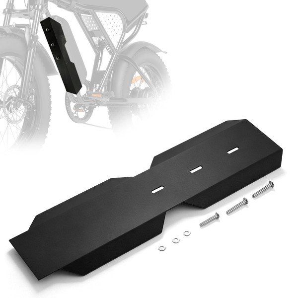 IUVWISN Extended Middle Fender Compatible Fit for Ridstar Q20/Q20 Pro Lite Ebike, Electric Bike Mud Guard Mudguard Splash Protection Cover Thickened Heavy-Duty Iron Easy Installation