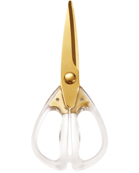Kitchen Shears Scissors&Sharp Scissors, ARCHIKING 8.0inch Cooking Scissor-Meat and Poultry Shears, Dishwasher Safe, Acrylic Handel Scissors All Purpose Stainless Steel Utility Scissor (White)