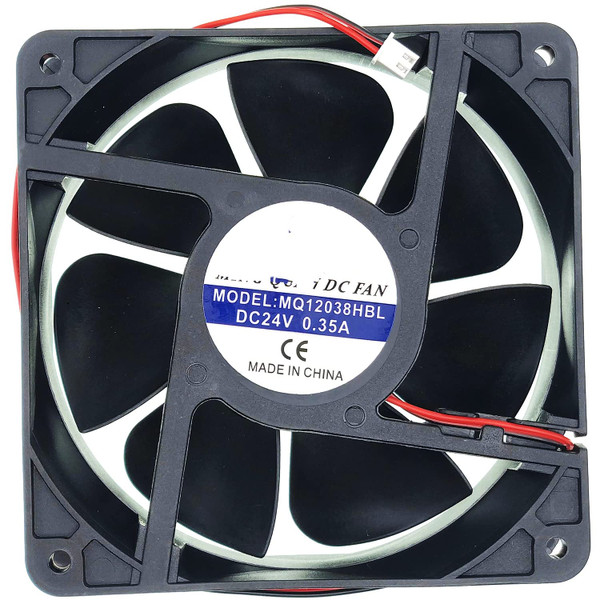 for MQ12038HBL DC24V 0.35A 12CM Cooling Fan DC AXIAL Fan Silent Cooling Fan 2-Pin 2-Wire