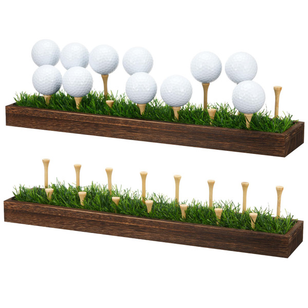 Simgoing Golf Ball Display Rack Holder, Wall Mount Shelf for 15, 1 Piece