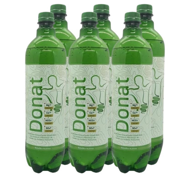 Rogaska Donat Mg Mineralwasser inkl. Pfand, 1 L Flasche, 6er Pack
