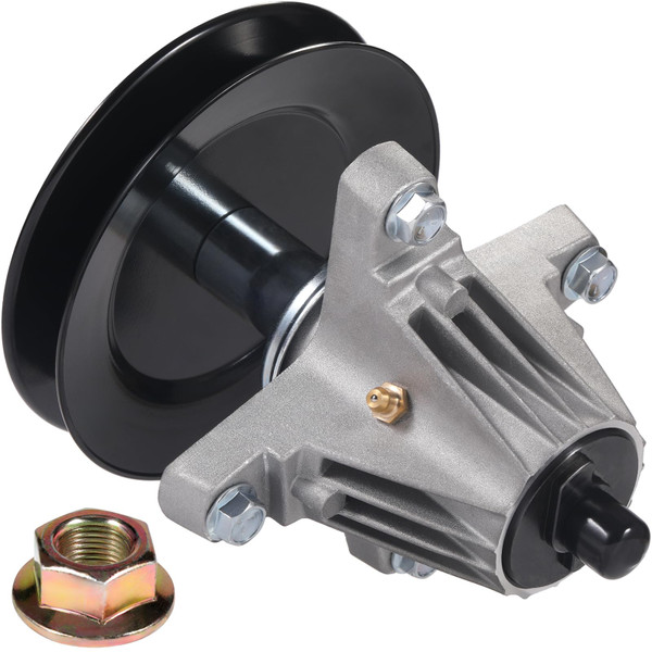 whldyno 618-09256 Spindle Assembly for Cub Cadet ZT1-50 ZT2-50, MTD Craftsman Z5600 Z5650, Troy Bilt Mustang Z50, 50" Mower Deck Spindle Replace 618P09256 with Mounting Bolts and Threads