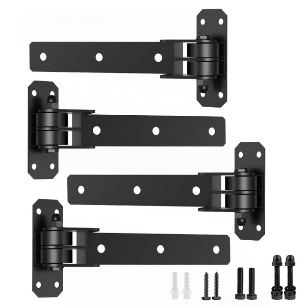 Heavy Duty Gate Hinges 1000 Lbs, 13” Bolt-On/Weld-On 180° Open Gate Hinges