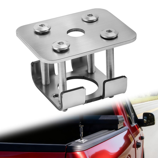 Stainless Steel Stake Pocket Antenna Mount Bracket for CB HAM Radio