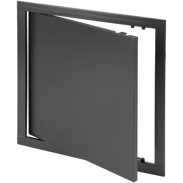 Vent Systems 12 x 12 Inch Anthracite Plastic Access Panel for Drywall, Ceiling Panels Access Door, Hole Covering for Walls, Wall Hole Cover Plate Electrical Utility Plumbing Access Panel for Drywall