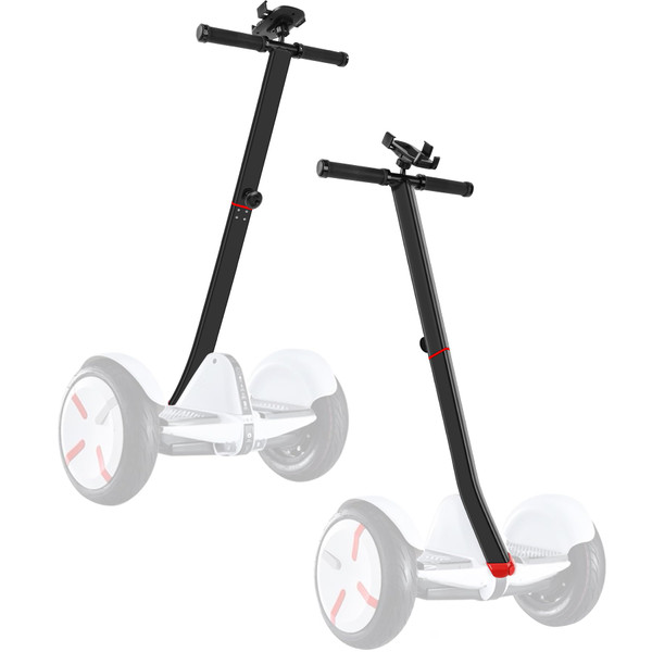 ToLanbbt Scooter Handle Adjustable Handlebar for Segway Ninebot Mini PRO with Phone Mount, Release Knee Pressure Hand Lever Control (Black)