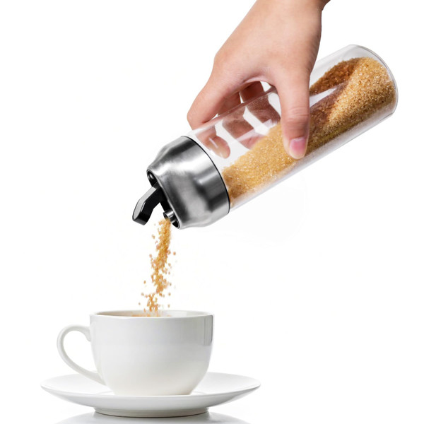 Neodaco Large Sugar Dispenser with Pour Spout, 14oz