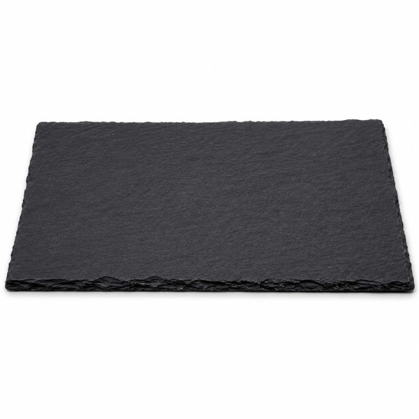 Extra Large Natural Slate Reptile Basking Platform, 15.7 x 7.9 in Rock Feeding Plate for Tortoise, Turtle & Bearded Dragon, Textured Food Dish for Natural Claw Filing, Reptile Habitat Decor