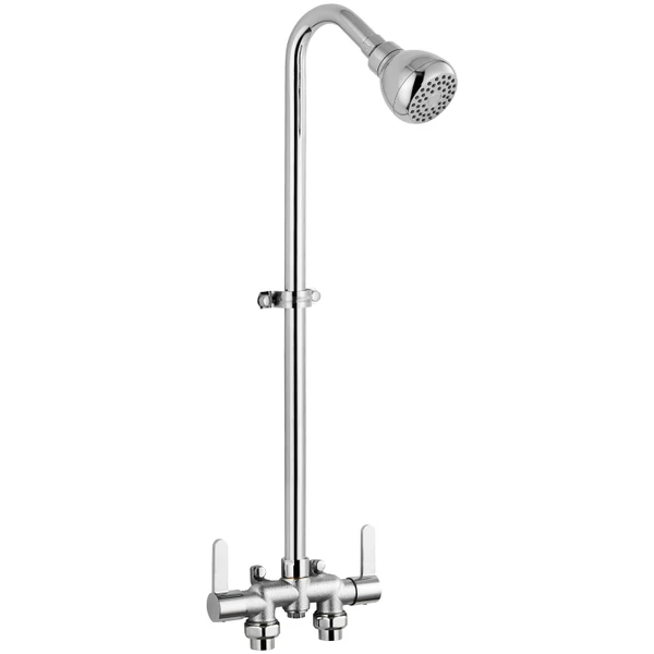 Aolemi Outdoor Shower Kit, 3-Inch Center, 2-Handle, Polish Chrome