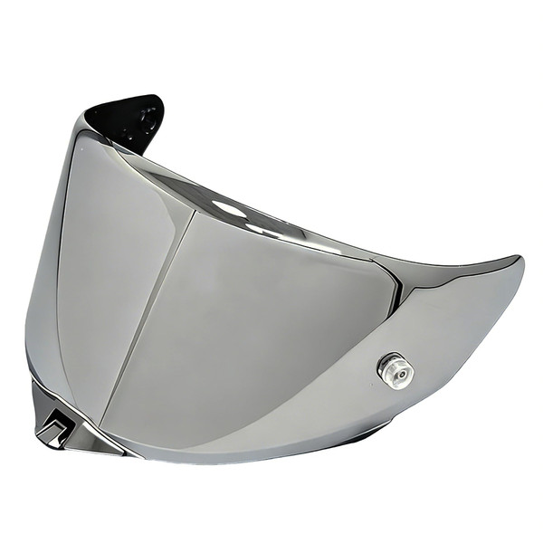 KYT TT Revo Visor Face Shield Replacement for TT-Revo Helmet, Anti-UV Mirrored Shield with Enhanced Impact Resistance （Silver