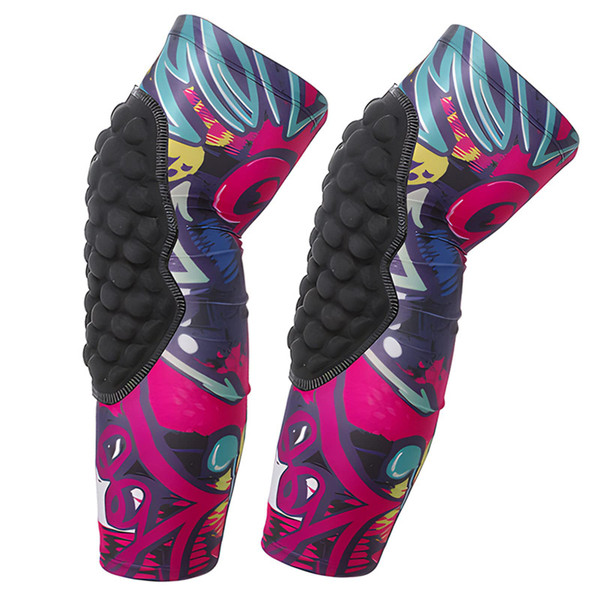 Jormino Knee Pads for Kids, Youth Basketball Knee Support Sleeve, Wrestling Leg Sleeves with Impact Protection Padding 1 Pair Pink YS