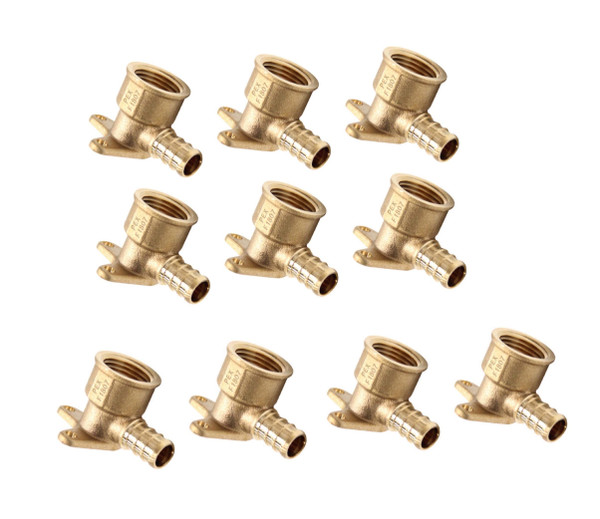 10-PACK EFIELD PEX 1/2-Inch Female NPT Drop-ear Elbow(PEX1807159-10)