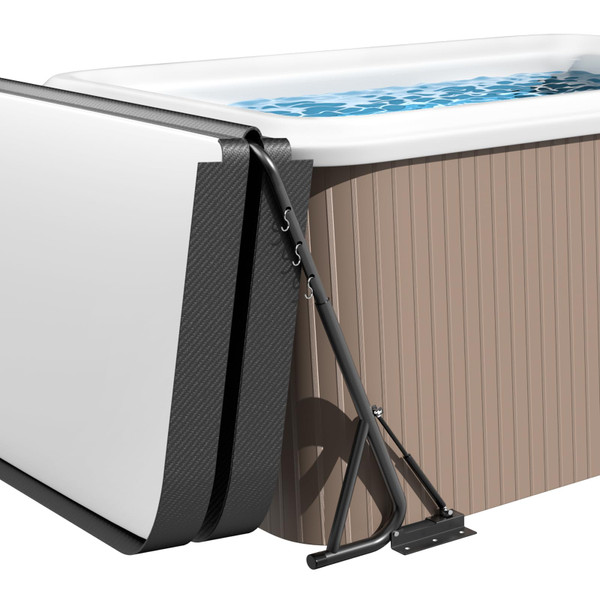 Utheer Hydraulic Hot Tub Cover Lift, No-Drill Heavy Duty Floor Stand