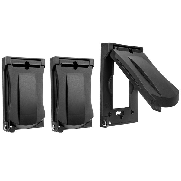 3 Pack BESTTEN Outdoor Outlet Cover for GFCI and Decorator Receptacle