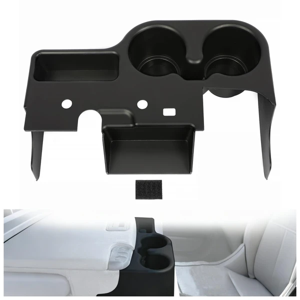 KUAFU Center Console Cup Holder Compatible with 99-01 Super Duty F250-F550