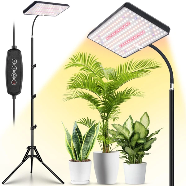 LBW Grow Lights for Indoor Plants, 214 LEDs Full Spectrum Plant Grow Light