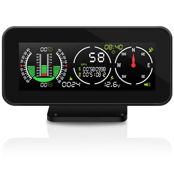AOMOSUR GPS Speedometer Off-Road Inclinometer for Cars