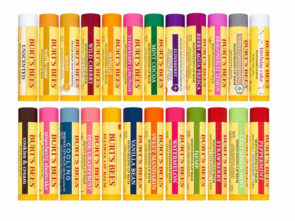 Burt's Bees 12 Count Lip Balm Variety Pack - Free Bonus Item - 12 Assorted Flavors - No Duplicates - Choosen at Random