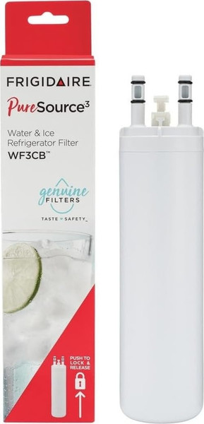 Frigidaire WF3CB Refrigerator Water Filter Replacement, White, 1 Count