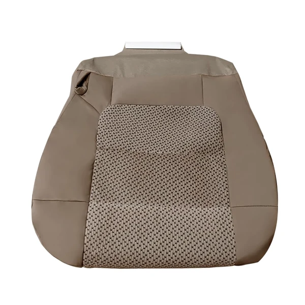 Vroelos Driver Bottom Cloth Seat Cover, Med Parchment Tan Front Driver Bottom Side Seat Cover Fit for 2000-2003 Ford F150 XLT