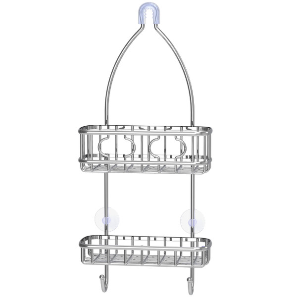 Simple Houseware Hanging Shower Head Caddy Organizer, 24 x 10, Chrome