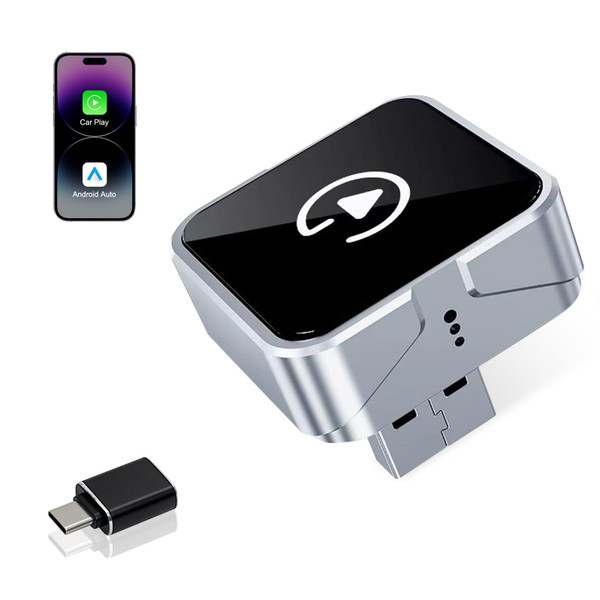 Wireless CarPlay Adapter for Apple CarPlay & Android Auto, USB-C/Type-C
