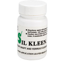 Silkleen is an instant shaft and ferrule cleaner for wood shafts
