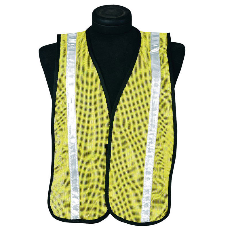 PLV18 Lime Safety Vest Non Compliant