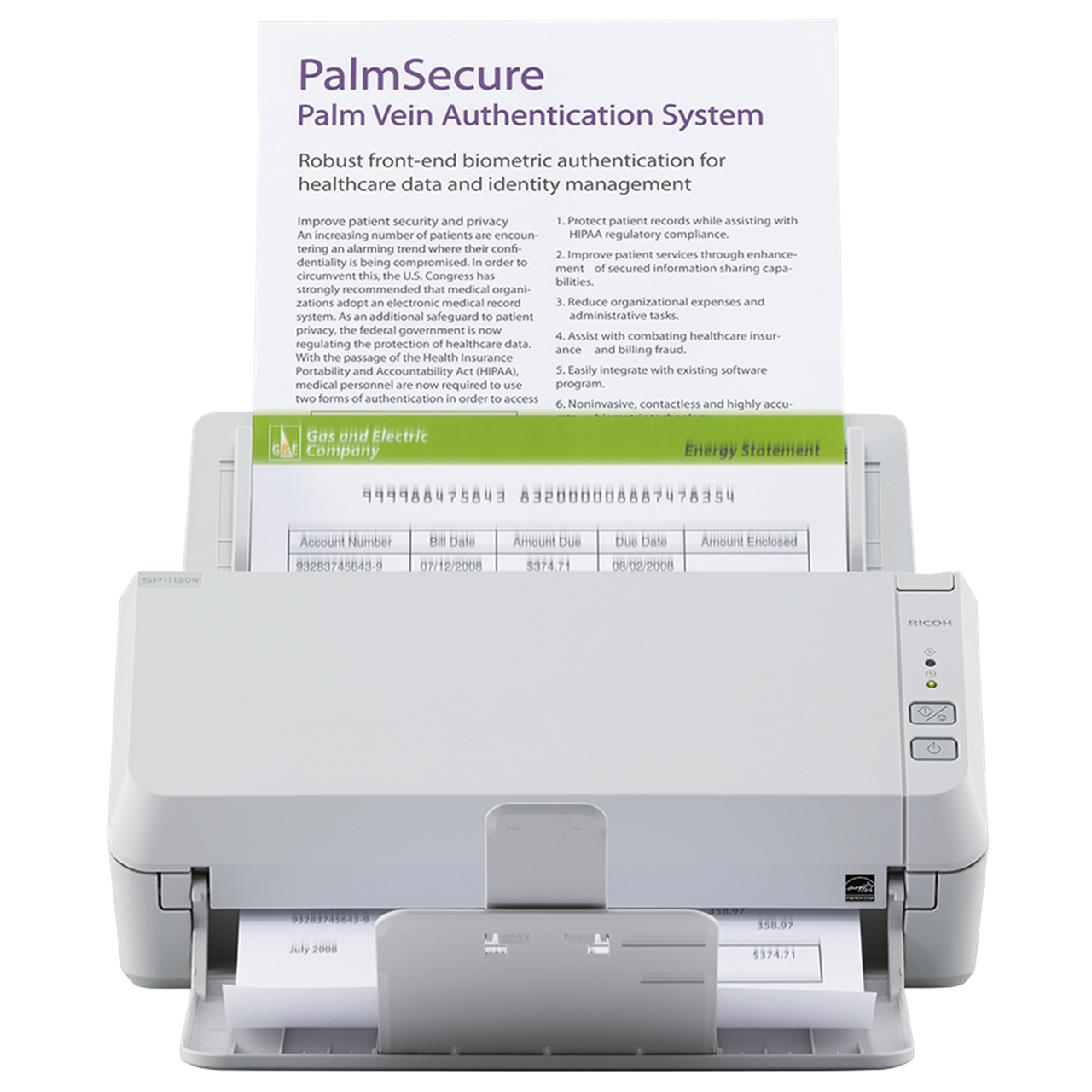 SP-1130N Color Duplex Document Scanner