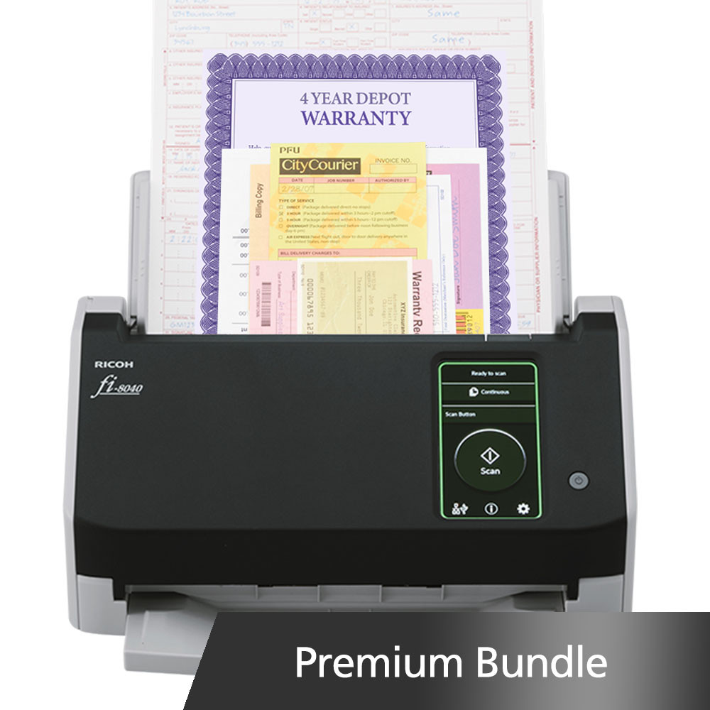 fi-8040 Premium Bundle Document Scanner
