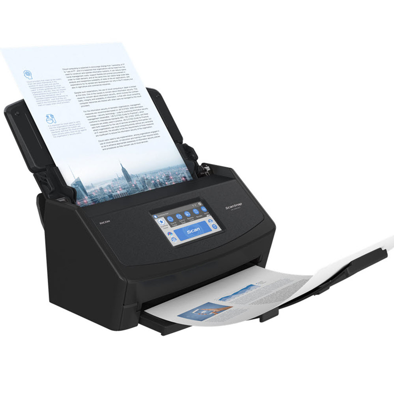 ScanSnap iX1600 ブラック RICOH ScanSnap iX1600 - Touch Screen Desktop Scanner - Ricoh Scanners