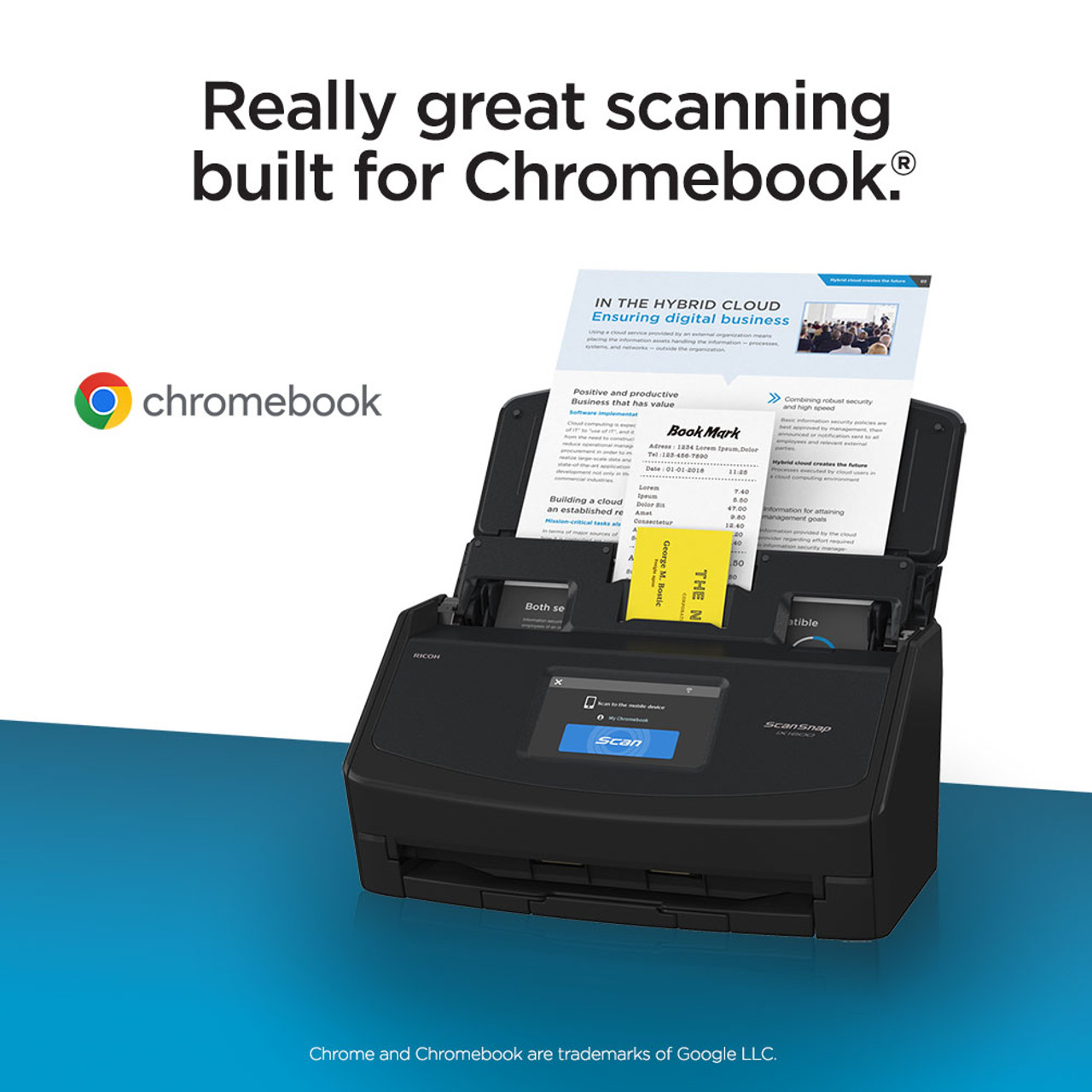 ScanSnap iX1600 ブラック ScanSnap iX1600 - Touch Screen Desktop Scanner - Ricoh Scanners