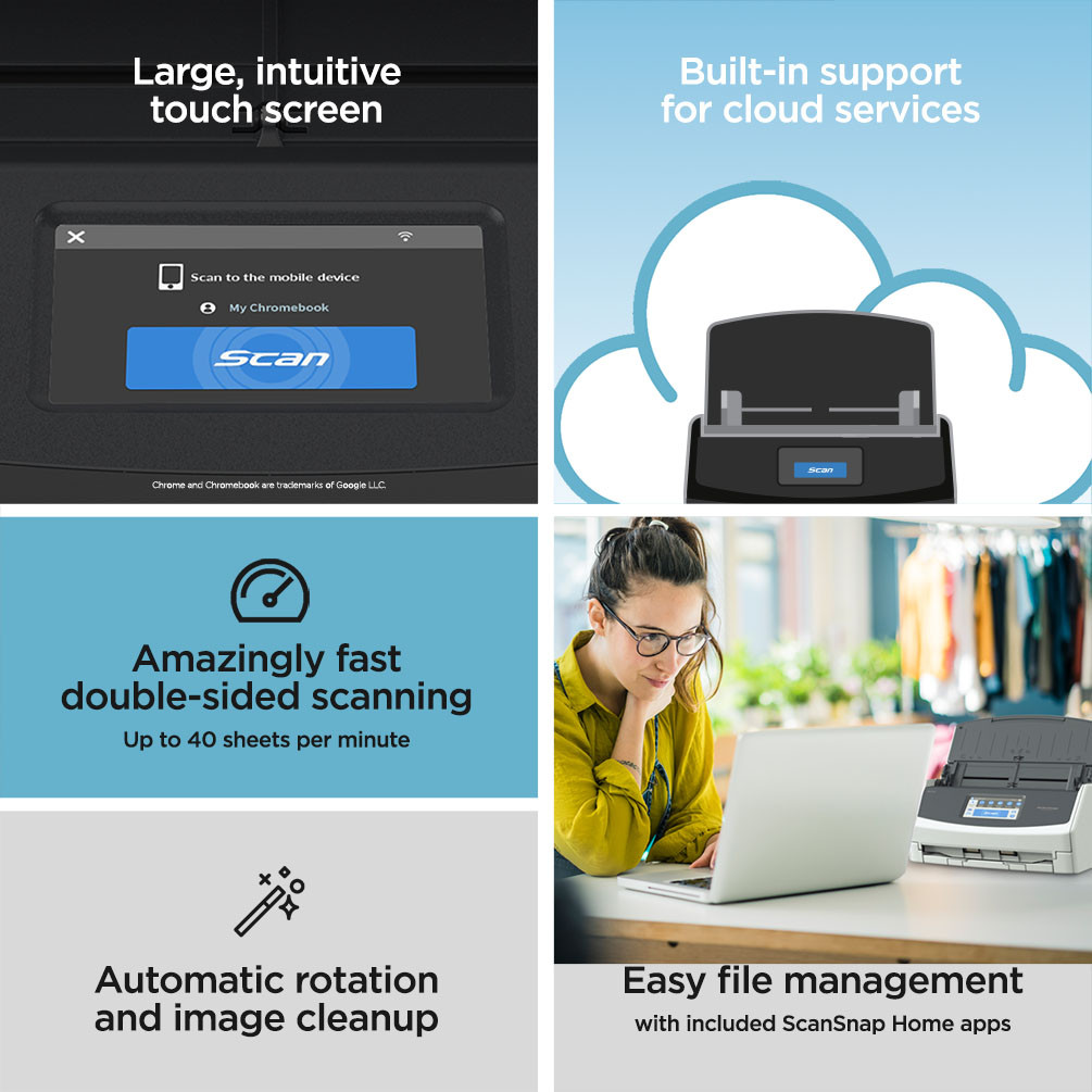 ScanSnap iX1600 Chromebook Edition at the PFU Ricoh Store