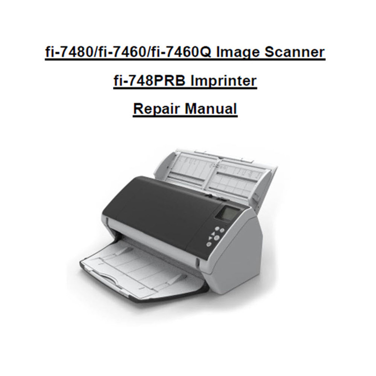 洋書 RADIO DEPANNAGE ET MISE AU POINT fi-7480 fi-7460 SCANNER & IMPRINTER REPAIR MANUAL - PFU
