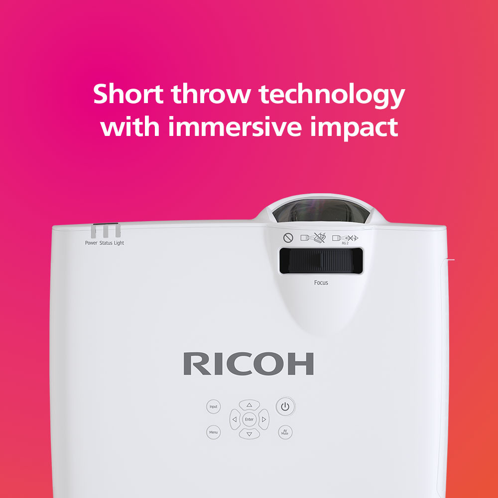 Buy the RICOH Short Throw Laser Projector PJ WUL5A40ST | PFU Ricoh Buy the RICOH Short Throw Laser Projector PJ WUL5A40ST | PFU Ricoh