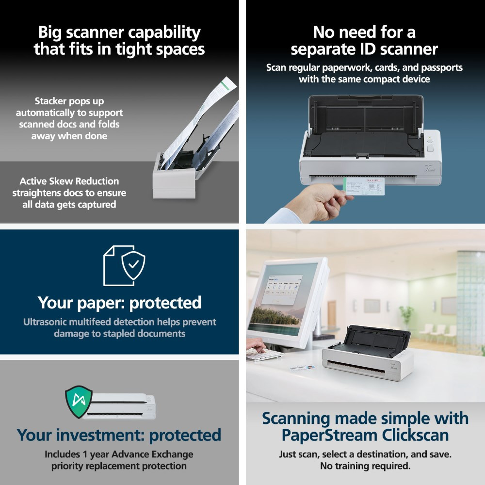 fi-800R Color Duplex Premium Bundle Document Scanner