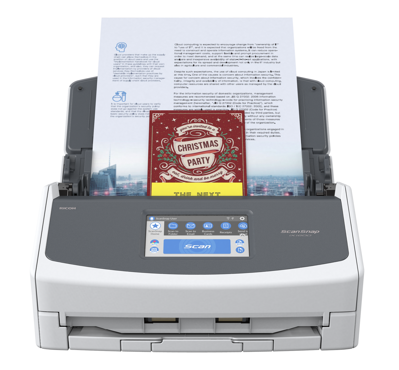 ScanSnap iX1500 スキャンスナップ 白 ScanSnap iX1500 PFU RICHO