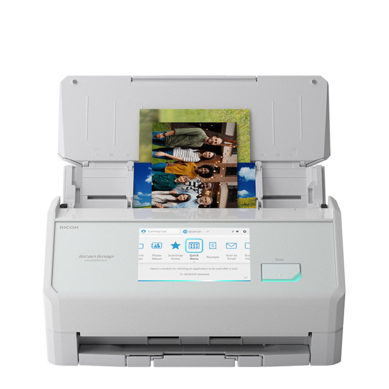 新品未使用RICOH ScanSnap iX2500 FI-IX2500W ScanSnap iX2500, White | Touchscreen Document Scanner for