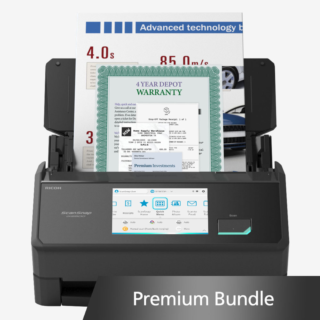 新品未開封　PFU ScanSnap iX2500 ScanSnap iX2500 - Fast High Quality Image & Document Scanner