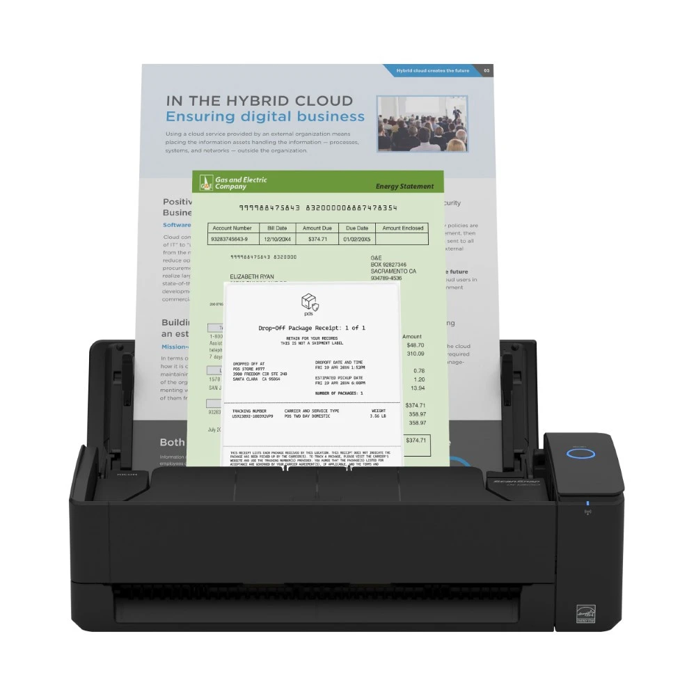 ScanSnap iX1300 Deluxe Compact Wi-Fi Scanner for PC and Mac