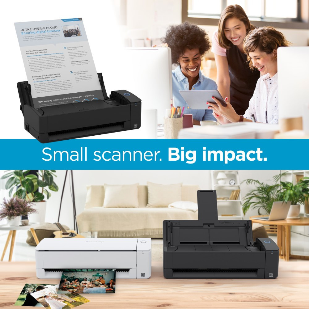 ScanSnap iX1300 Deluxe Compact Wi-Fi Scanner for PC and Mac